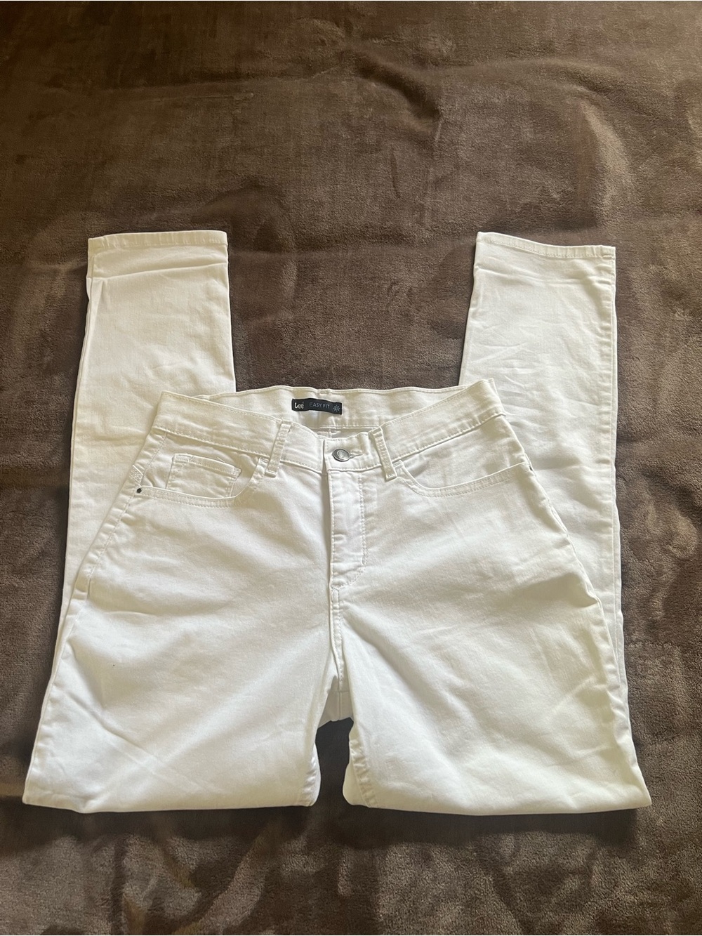 Lee White Easy Fit Stretch Jeans for Women